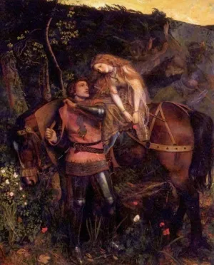 La Belle Dame Sans Merci painting by Arthur Hoeber