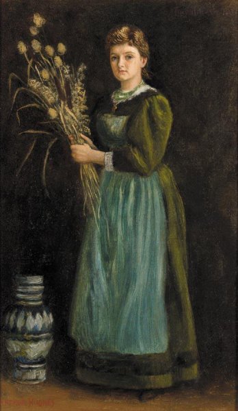 Lucy Hill by Arthur Hoeber - Hand-Painted Oil Painting Reproduction