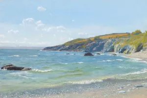 Perran Point, Cornwall by Arthur Hoeber - Oil Painting Reproduction