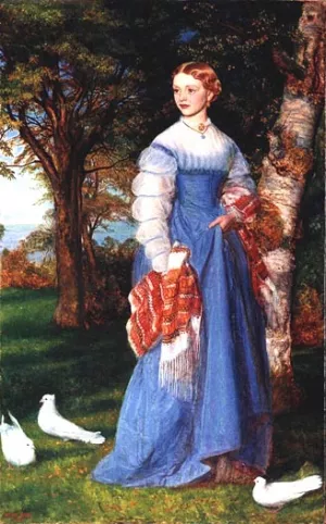 Portrait of Mrs. Louisa Jenner by Arthur Hoeber Oil Painting