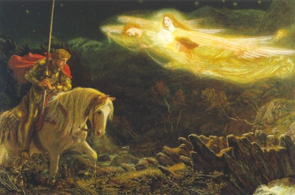 Main Product Photo of Sir Galahad Painting by Arthur Hoeber