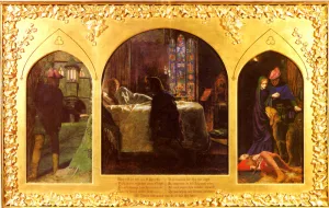 The Eve of Saint Agnes by Arthur Hoeber Oil Painting