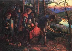 The Knight of the Sun Reduced Version by Arthur Hoeber - Oil Painting Reproduction