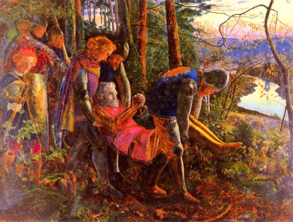Main Product Photo of The Knight of the Sun Painting by Arthur Hoeber
