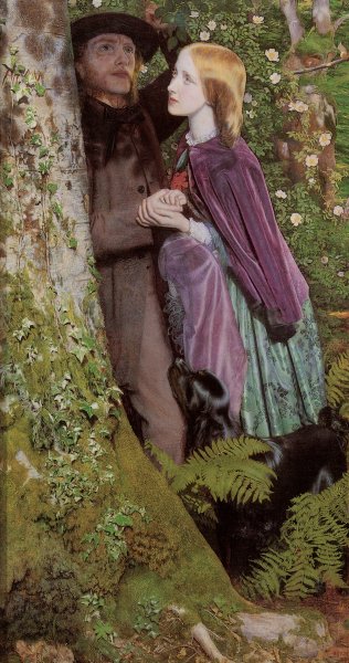 The Long Engagement by Arthur Hoeber - Hand-Painted Oil Painting Reproduction