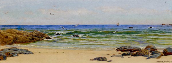 The Yellow Sand by Arthur Hoeber - Hand-Painted Oil Painting Reproduction