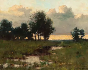 Twilight by Arthur Hoeber Oil Painting