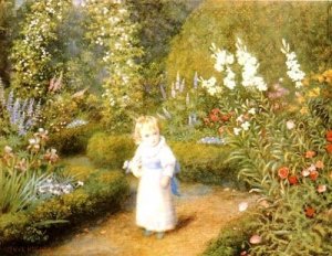 Wonderland Later Version by Arthur Hoeber Oil Painting