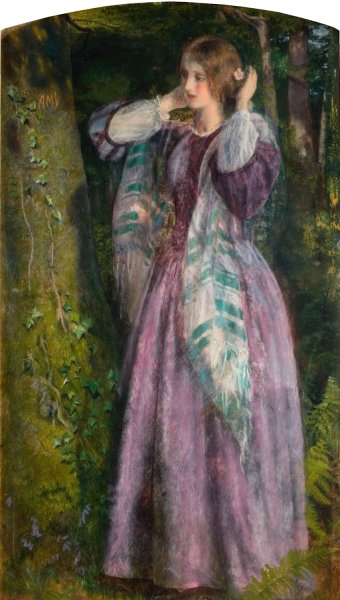 Amy  by Arthur Hughes - Hand-Painted Oil Painting Reproduction