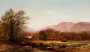 Berkshire Landscape by Arthur Parton Oil Painting