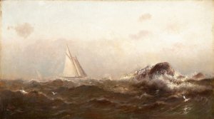 Morning Off Marblehead by Arthur Quartley Oil Painting