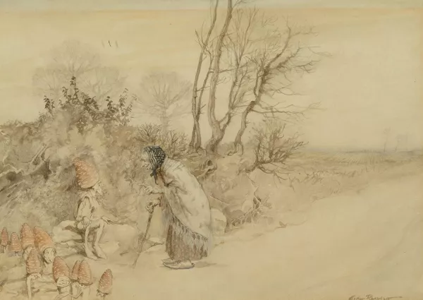 A Wayside Chat by Arthur Rackham Oil Painting Reproduction For Sale ...