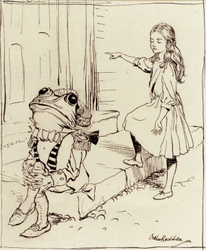 Alice And The Frog Footman