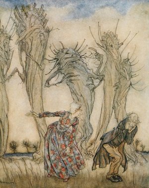 And that is the story of Mr. and Mrs. Vinegar by Arthur Rackham Oil Painting