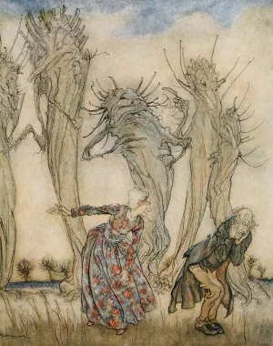 And that is the story of Mr. and Mrs. Vinegar by Arthur Rackham Oil Painting