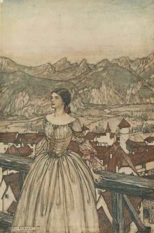 Bertalda by Arthur Rackham Oil Painting