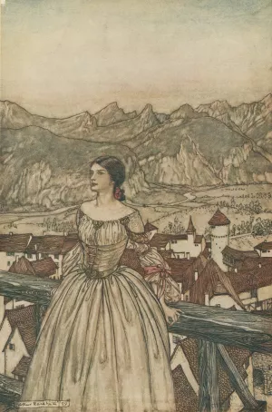 Bertalda by Arthur Rackham Oil Painting