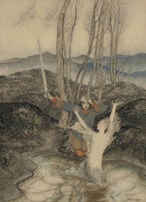 Clerk Coville by Arthur Rackham Oil Painting
