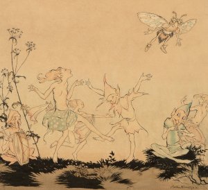 Fairy Dance by Arthur Rackham Oil Painting