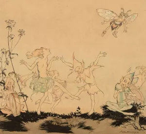 Fairy Dance Oil painting by Arthur Rackham