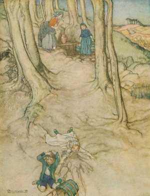 Jack and Jill by Arthur Rackham Oil Painting
