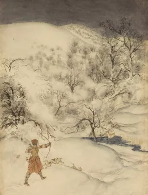 King Arthur by Arthur Rackham Oil Painting