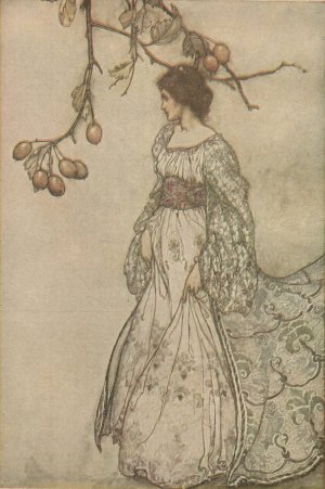 Looking very undancey indeed by Arthur Rackham Oil Painting