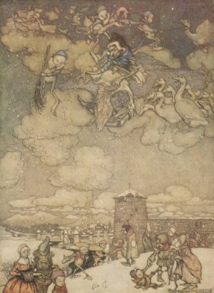 Mother Goose by Arthur Rackham Oil Painting