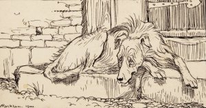 Old Sultan by Arthur Rackham Oil Painting