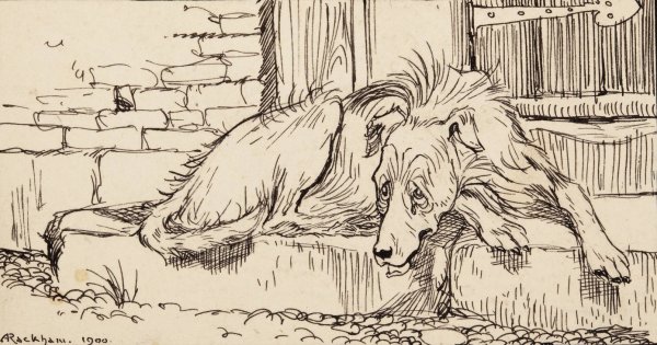 Main Product Photo of Old Sultan  Painting by Arthur Rackham