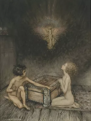 Pandora and Epimetheus by Arthur Rackham Oil Painting