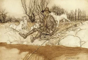 Rip Van Winkle by Arthur Rackham - Oil Painting Reproduction