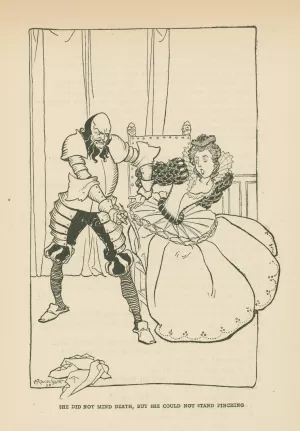 She did not mind death, but she could not stand pinching. by Arthur Rackham Oil Painting