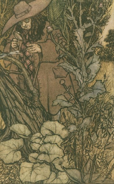 Sir Thomas, her Lord, was stout of limb by Arthur Rackham - Hand-Painted Oil Painting Reproduction