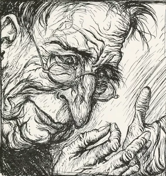 The Flea and the Man by Arthur Rackham Oil Painting Reproduction For ...
