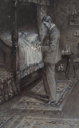 The Grey Lady 6 by Arthur Rackham Oil Painting