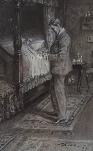 The Grey Lady 6 by Arthur Rackham Oil Painting