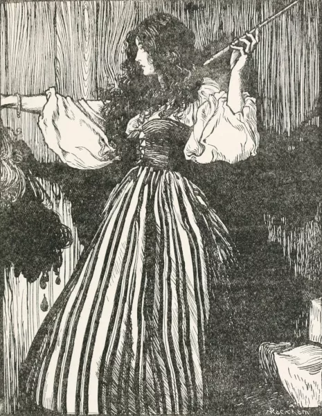 The Maiden fetched the magic wand by Arthur Rackham Oil Painting ...