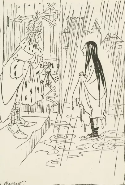 The princess and the pea by Arthur Rackham Oil Painting Reproduction ...