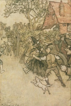 The Spectre of Tappington by Arthur Rackham Oil Painting