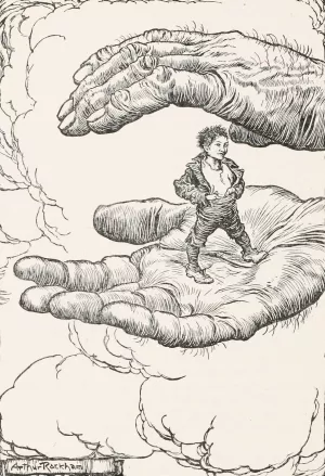 Tom Thumb by Arthur Rackham Oil Painting