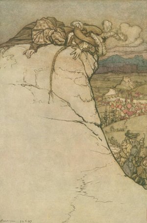 What, indeed, could she do by Arthur Rackham Oil Painting