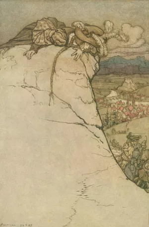 What, indeed, could she do by Arthur Rackham Oil Painting