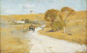 At Templestowe by Arthur Streeton Oil Painting