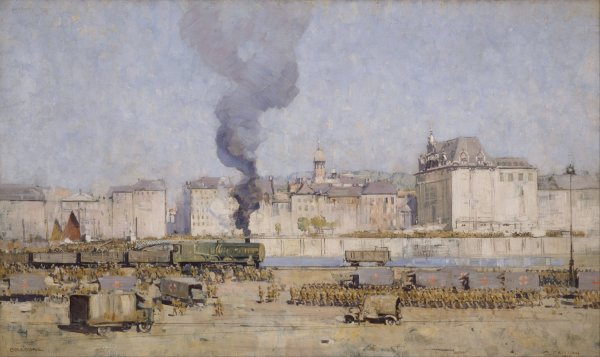Boulogne  by Arthur Streeton - Hand-Painted Oil Painting Reproduction
