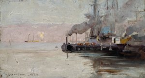 Sandridge by Arthur Streeton Oil Painting