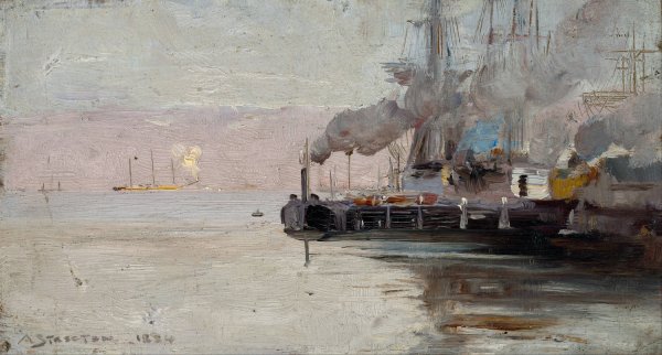 Sandridge by Arthur Streeton - Hand-Painted Oil Painting Reproduction