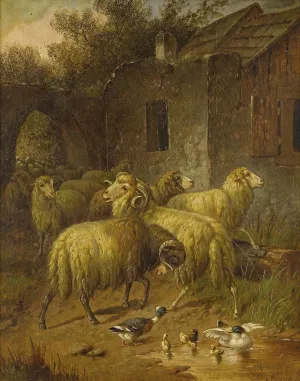 Rural Scene by Arthur Trevethin Nowell Oil Painting