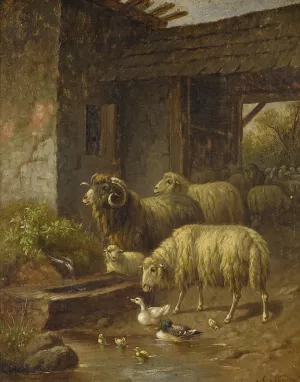 Rural Scene by Arthur Trevethin Nowell Oil Painting