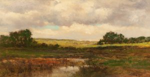 Cloud Shadows by Arthur Turnbull Hill Oil Painting